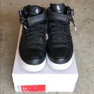 NikeLab Air Force 1 Mid Black